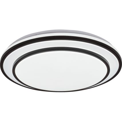 Rabalux - LED dimmējams griestu gaismeklis LED/40W/230V 3000-6500K melns Ø 49 cm + tālvadība