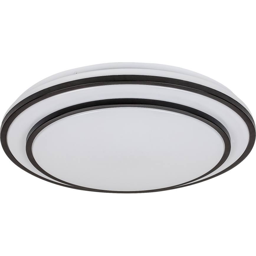 Rabalux - LED Aptumšojams griestu gaismeklis LED/40W/230V 3000-6500K melns + tālvadības pults