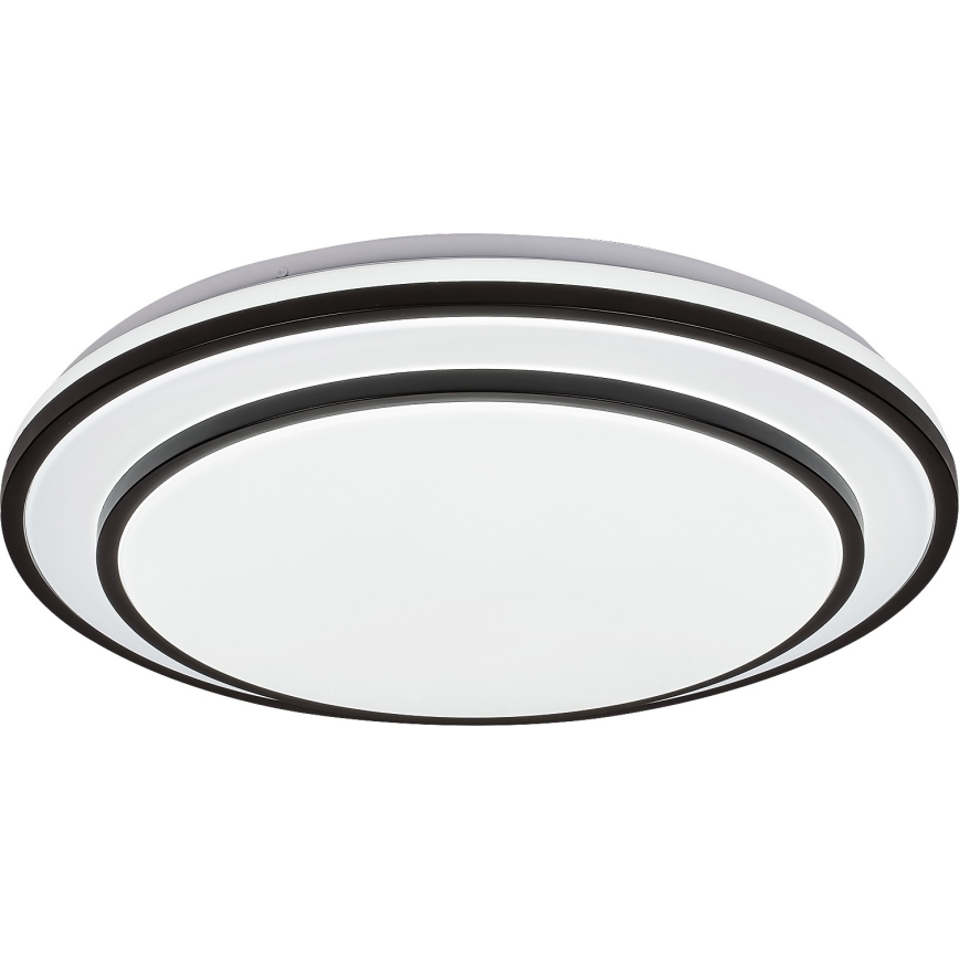 Rabalux - LED Aptumšojams griestu gaismeklis LED/40W/230V 3000-6500K melns + tālvadības pults