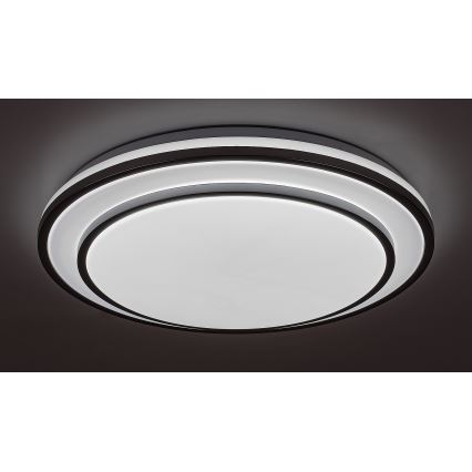 Rabalux - LED Aptumšojams griestu gaismeklis LED/40W/230V 3000-6500K sudraba + tālvadības pults