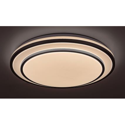 Rabalux - LED Aptumšojams griestu gaismeklis LED/40W/230V 3000-6500K sudraba + tālvadības pults