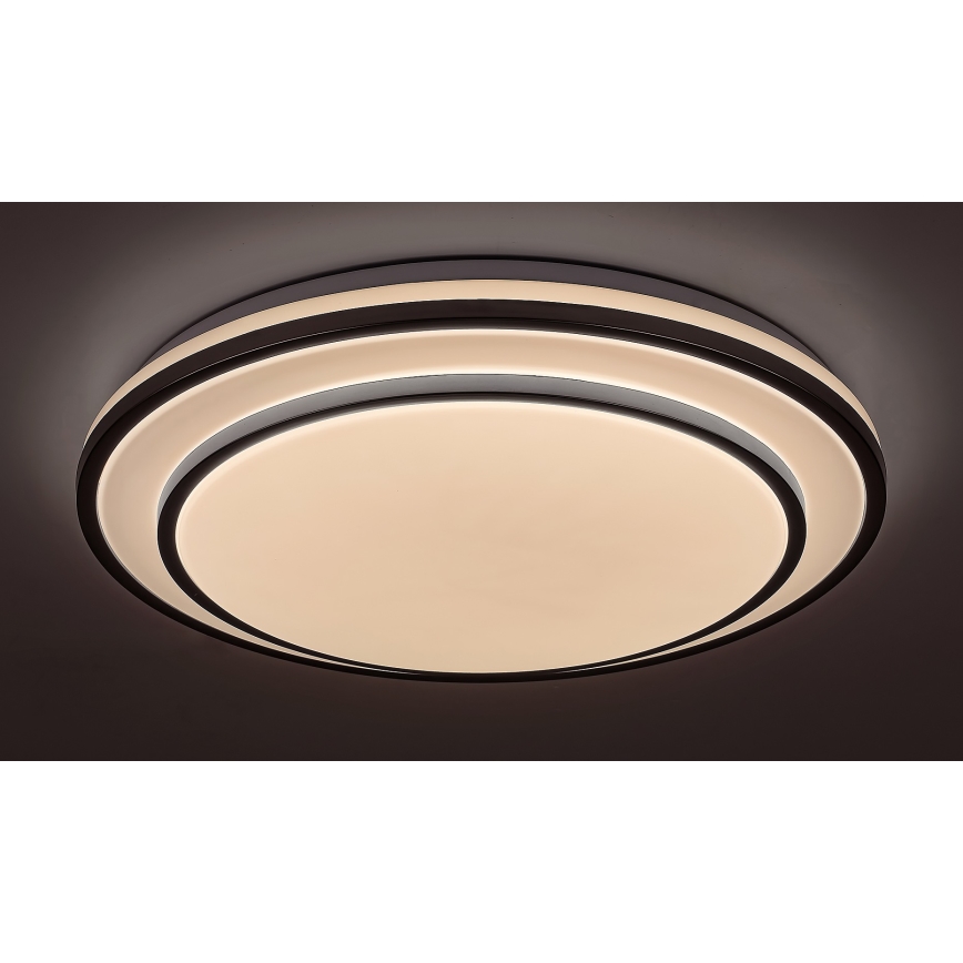 Rabalux - LED Aptumšojams griestu gaismeklis LED/40W/230V 3000-6500K sudraba + tālvadības pults