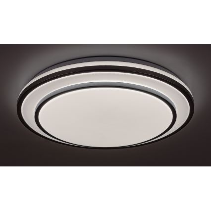 Rabalux - LED Aptumšojams griestu gaismeklis LED/40W/230V 3000-6500K sudraba + tālvadības pults