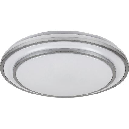 Rabalux - LED Aptumšojams griestu gaismeklis LED/40W/230V 3000-6500K sudraba + tālvadības pults