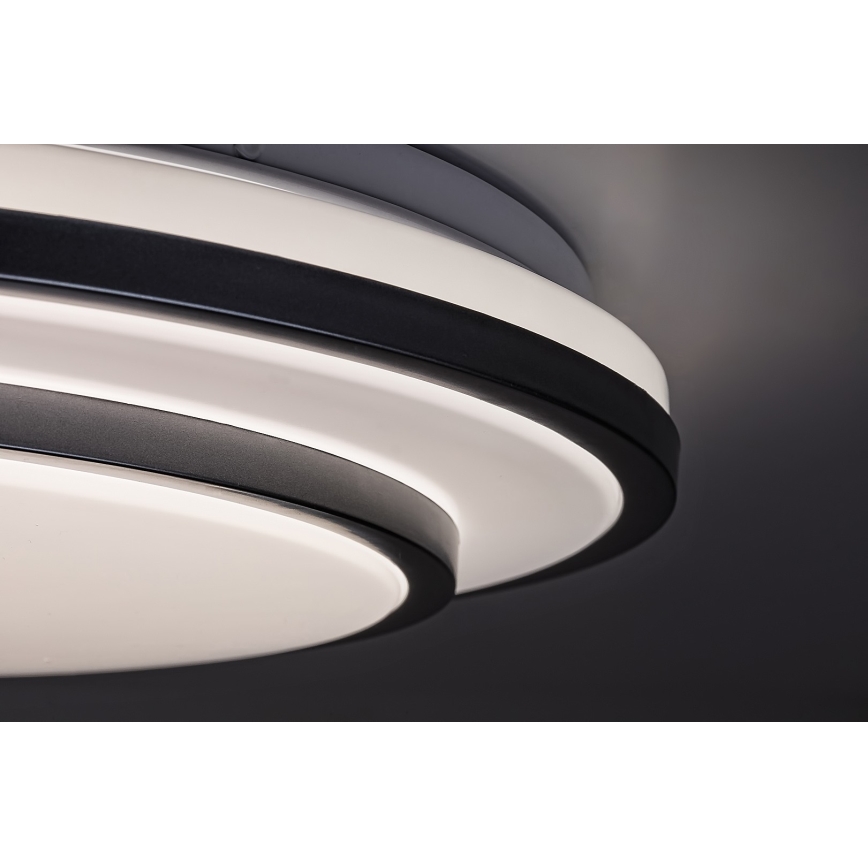Rabalux - LED Aptumšojams griestu gaismeklis LED/40W/230V 3000-6500K sudraba + tālvadības pults