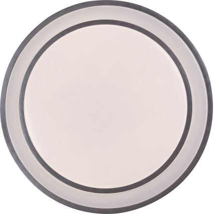 Rabalux - LED Aptumšojams griestu gaismeklis LED/40W/230V 3000-6500K sudraba + tālvadības pults