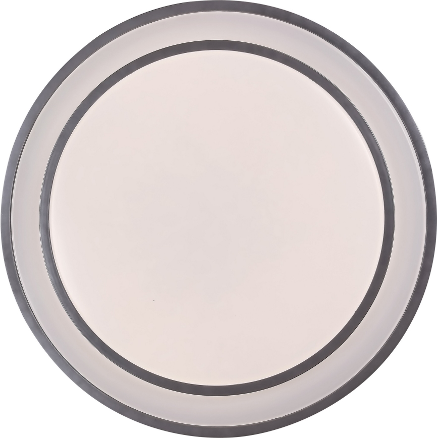 Rabalux - LED Aptumšojams griestu gaismeklis LED/40W/230V 3000-6500K sudraba + tālvadības pults