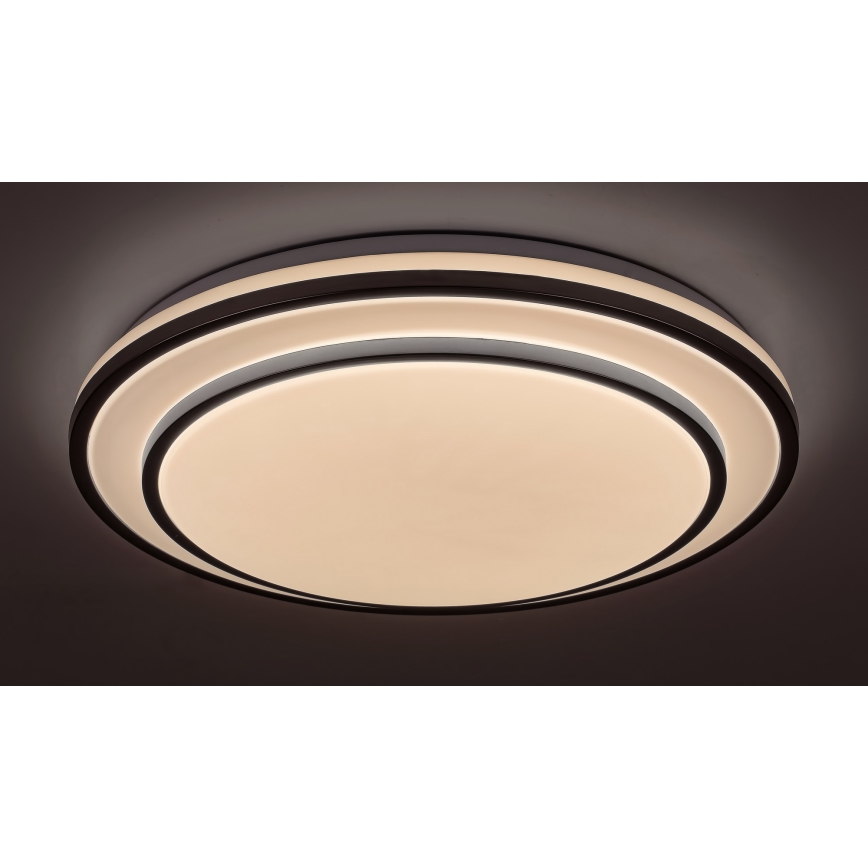 Rabalux - LED Aptumšojams griestu gaismeklis LED/40W/230V 3000-6500K sudraba + tālvadības pults