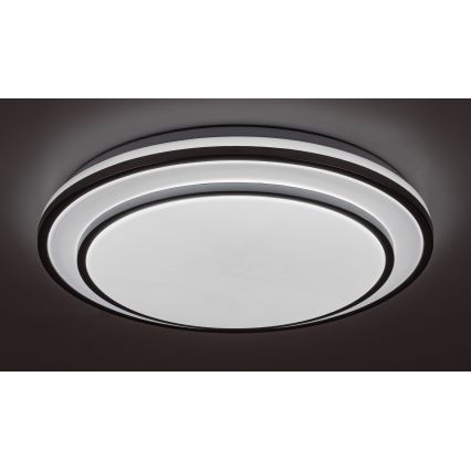Rabalux - LED Aptumšojams griestu gaismeklis LED/40W/230V 3000-6500K sudraba + tālvadības pults