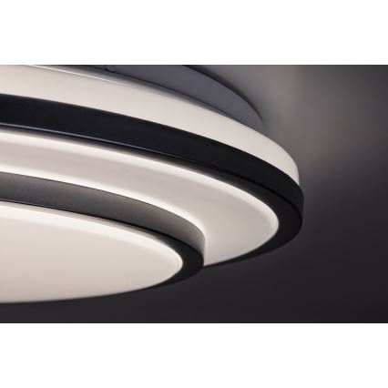 Rabalux - LED Aptumšojams griestu gaismeklis LED/40W/230V 3000-6500K sudraba + tālvadības pults