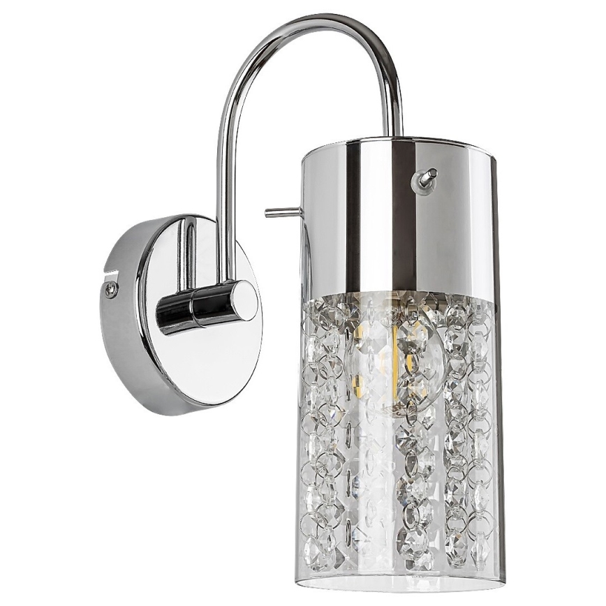 Rabalux - Vannas istabas sienas lampa 1xE14/40W/230V IP44 spīdīgi hromēts