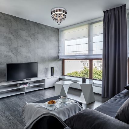 Rabalux - kristāla griestu plafons LED/20W/230V + 3xE14/40W Ø 30 cm