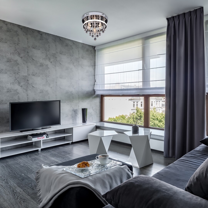 Rabalux - kristāla griestu plafons LED/20W/230V + 3xE14/40W Ø 30 cm