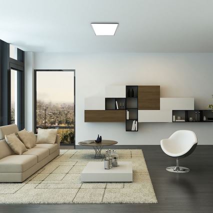 Rabalux - LED RGB regulējams griestu gaismeklis LED/22W/230V Wi-Fi Tuya + tālvadība 42x42 cm