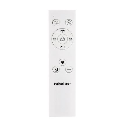 Rabalux - LED RGB regulējams griestu gaismeklis LED/22W/230V Wi-Fi Tuya + tālvadība 42x42 cm