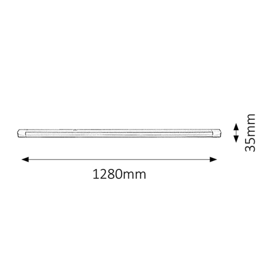 Rabalux - LED Virtuves zem skapīša lampa 1xG13/36W/230V 128 cm