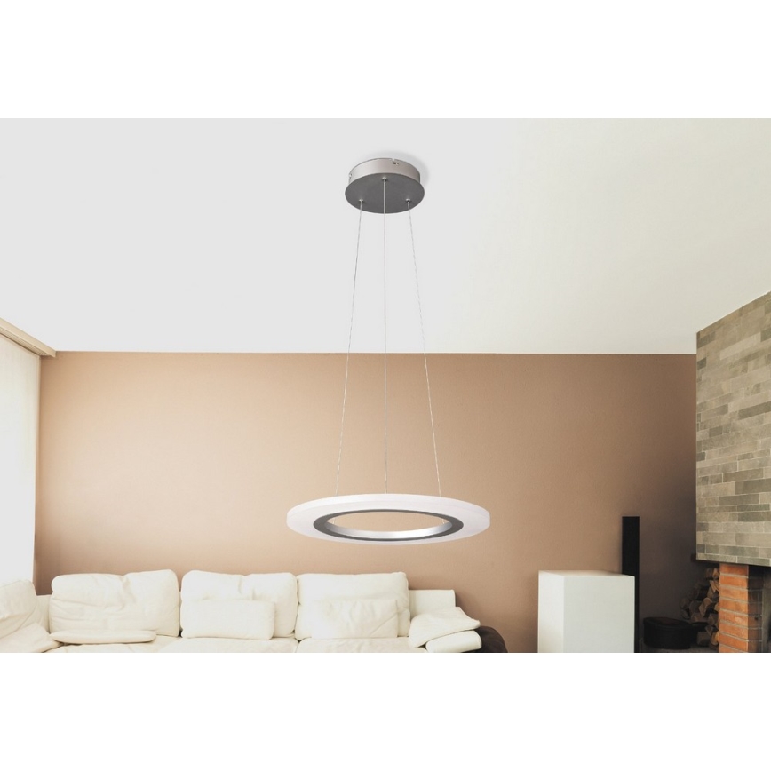Rabalux 2428 - LED lustra ADRIENNE LED/20W/230V sudraba