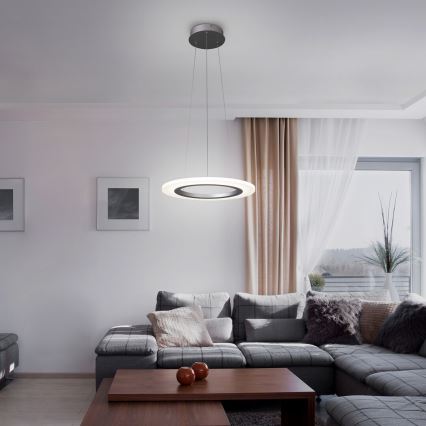 Rabalux 2428 - LED lustra ADRIENNE LED/20W/230V sudraba
