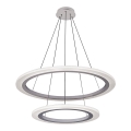 Rabalux 2429 - LED lustra ADRIENNE LED/62W/230V sudraba