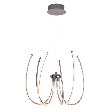 Rabalux 2434 - LED lustra ALISHA LED/62W/230V sudraba