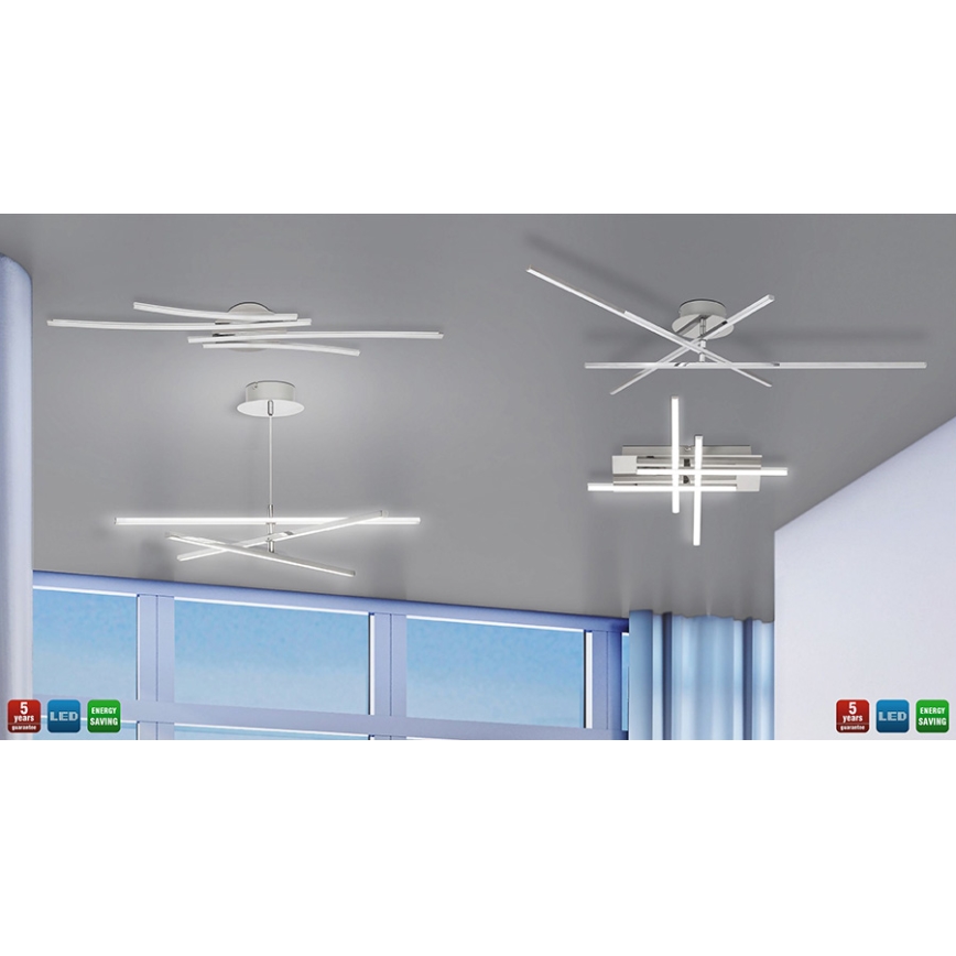 Rabalux 2480 - LED lustra MEREDITH LED/18W/230V