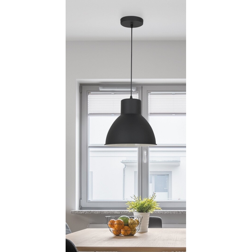 Rabalux - Lustra 1xE27/60W/230V melns