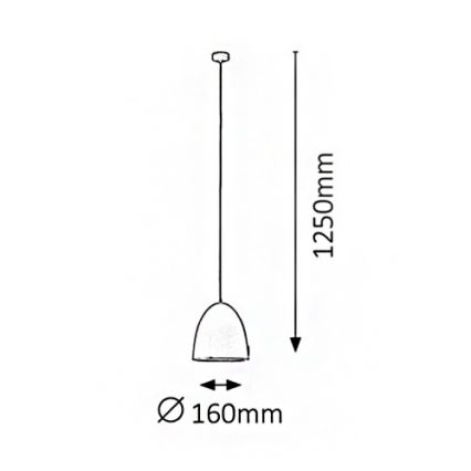 Rabalux 2589 - lustra OLIVIA 1xE27/60W/230V