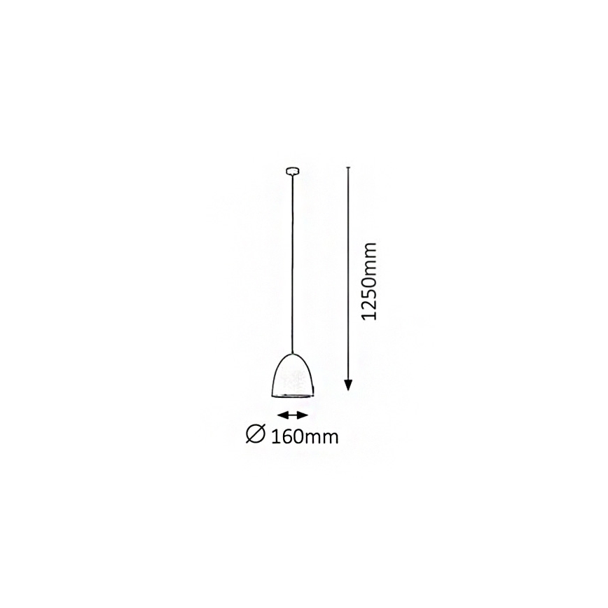 Rabalux 2589 - lustra OLIVIA 1xE27/60W/230V
