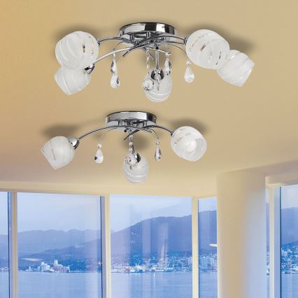 Rabalux 2622 - Griestu gaismeklis MELISSA 5xE14/60W/230V
