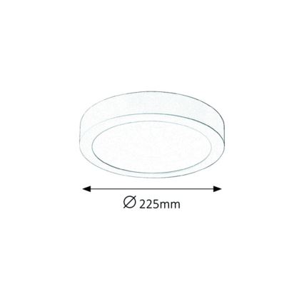 Rabalux - LED griestu gaismeklis LED/18W/230V Ø 22,5 cm