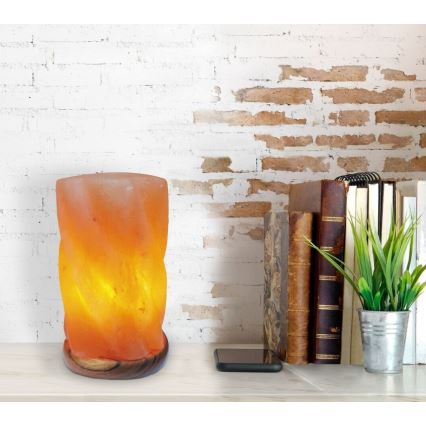 Rabalux - Sāls lampa 1xE14/15W/230V akācija 3,6 kg