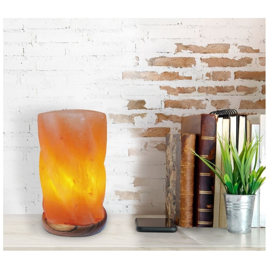 Rabalux - Sāls lampa 1xE14/15W/230V akācija 3,6 kg