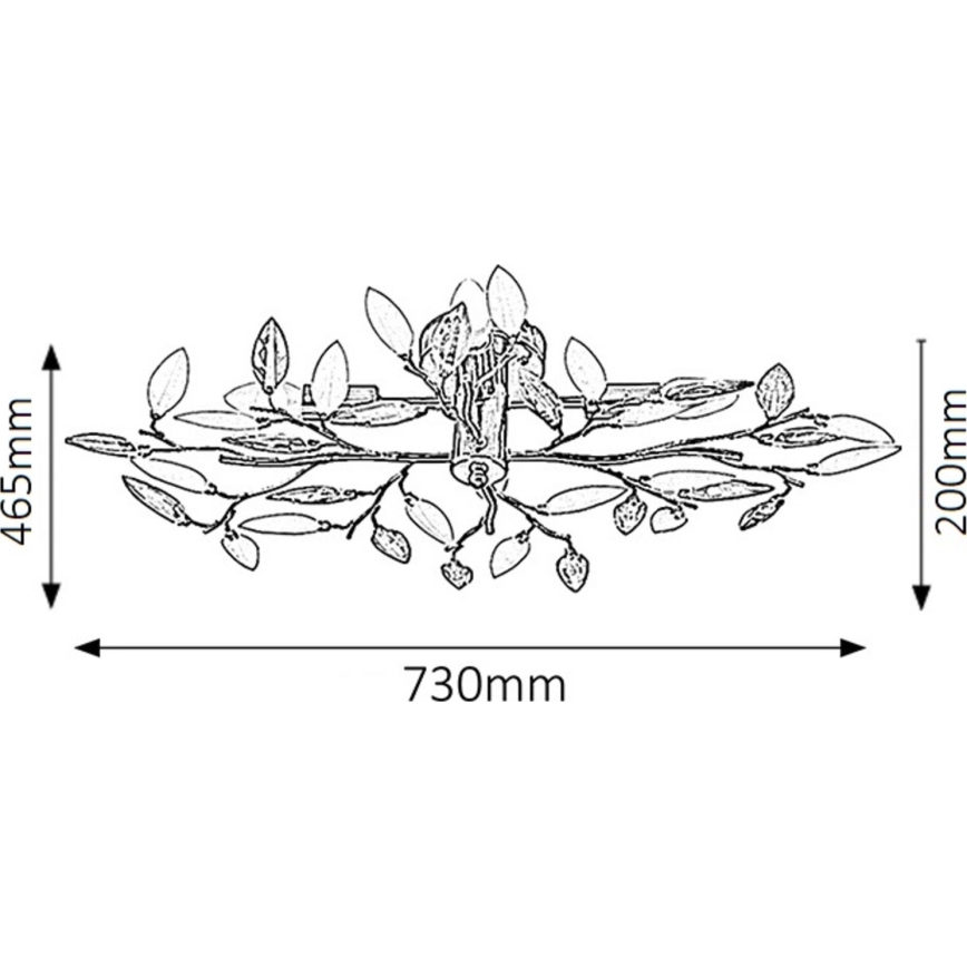 Rabalux - Griestu lampa 4xE14/40W/230V 47x69,5 cm