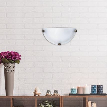 Rabalux - sienas gaismeklis 1xE27/60W/230V ar alabastera stiklu