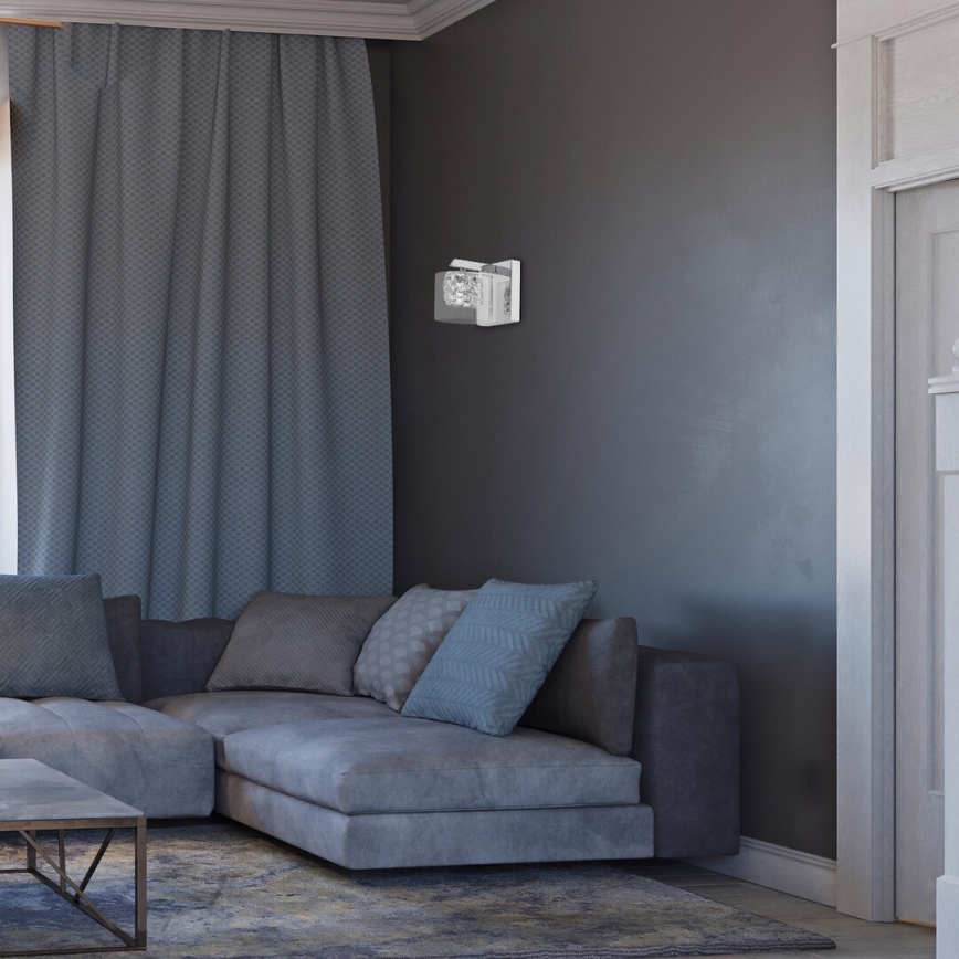 Rabalux - Kristāla sienas lampa 1xG9/40W/230V