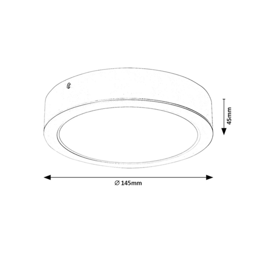 Rabalux - LED Griestu lampa LED/12W/230V d. 14,5 cm