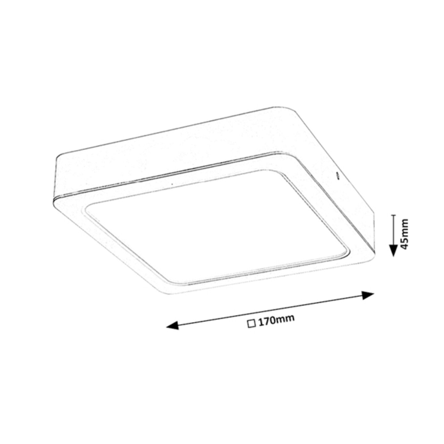 Rabalux - LED Griestu gaismeklis LED/18W/230V 17 cm