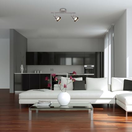 Rabalux - Starmetis 2xGU10/50W/230V