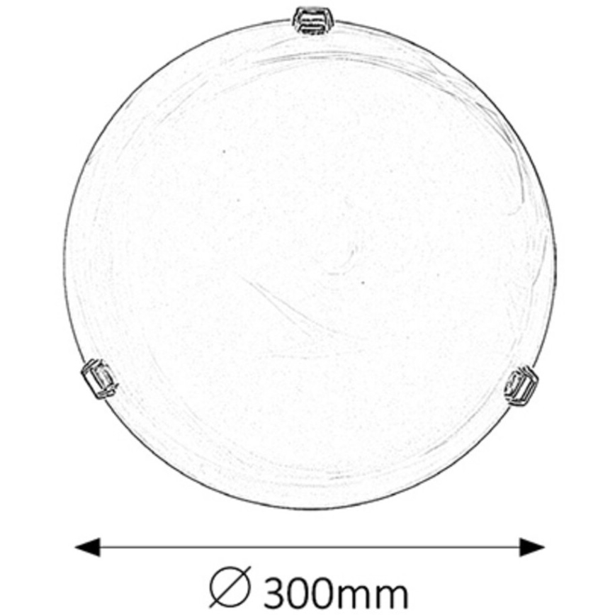Rabalux 3201 - Griestu gaismeklis ALABASTRO 1xE27/60W/230V