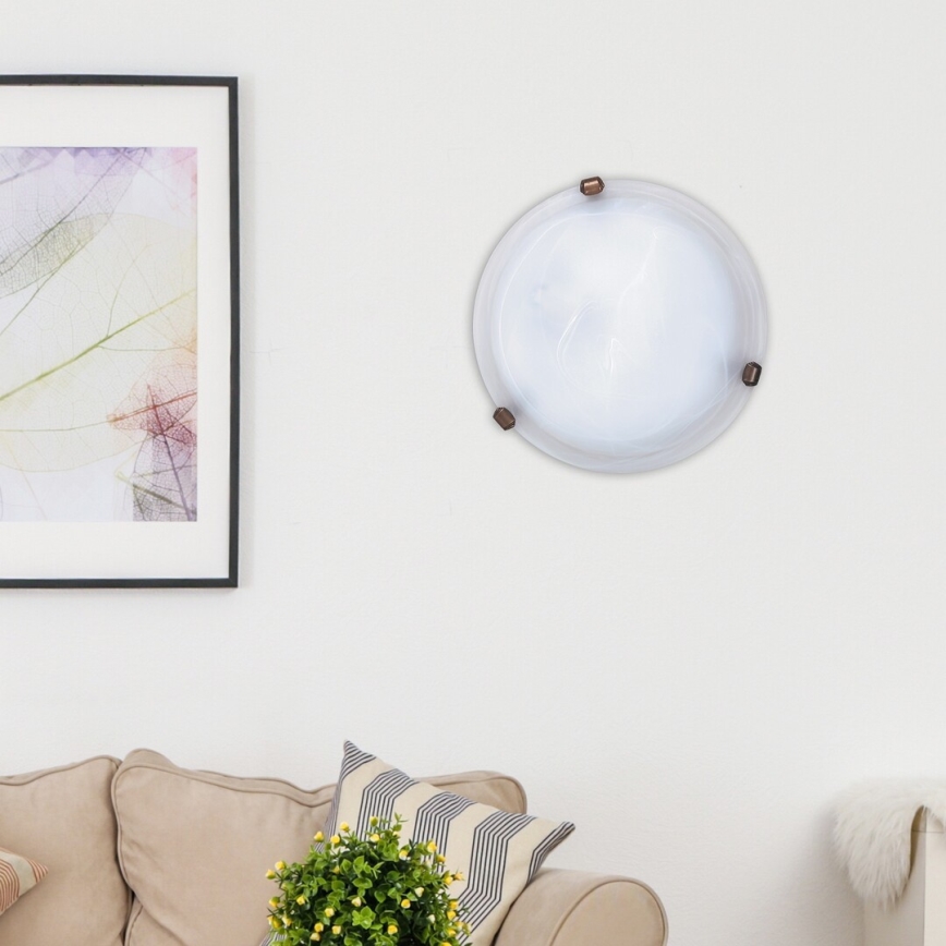 Rabalux - Griestu lampa 1xE27/60W/230V ar alabastres stiklu