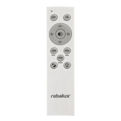 Rabalux - LED Aptumšojams griestu gaismeklis LED/72W/230V 3000-6500K + tāvadības pults