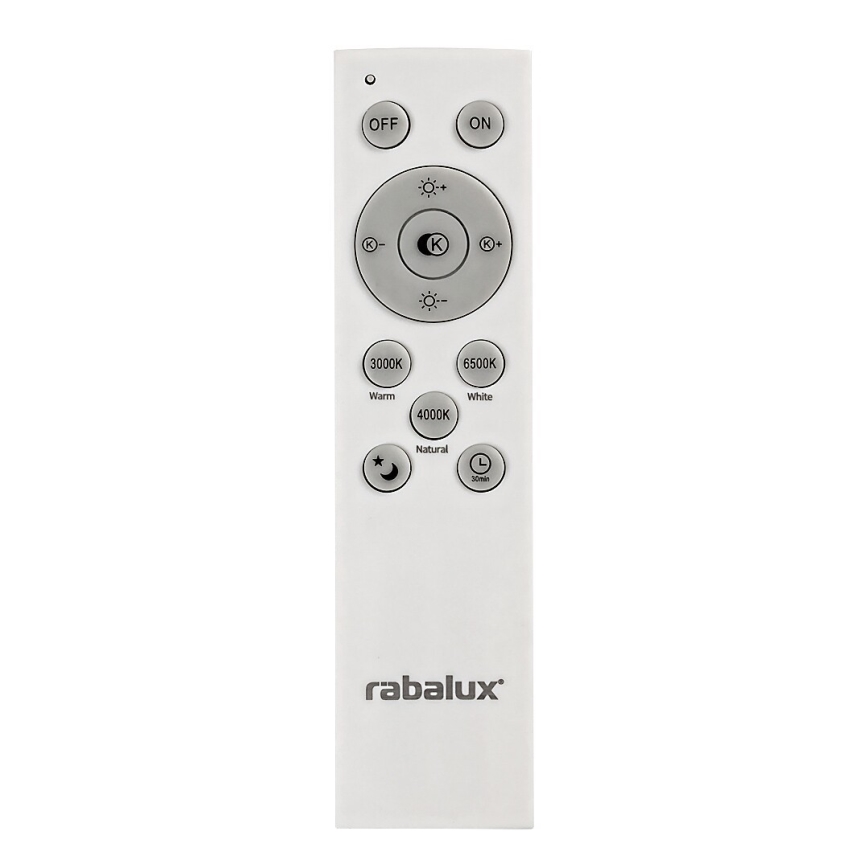 Rabalux - LED Aptumšojams griestu gaismeklis LED/72W/230V 3000-6500K + tāvadības pults