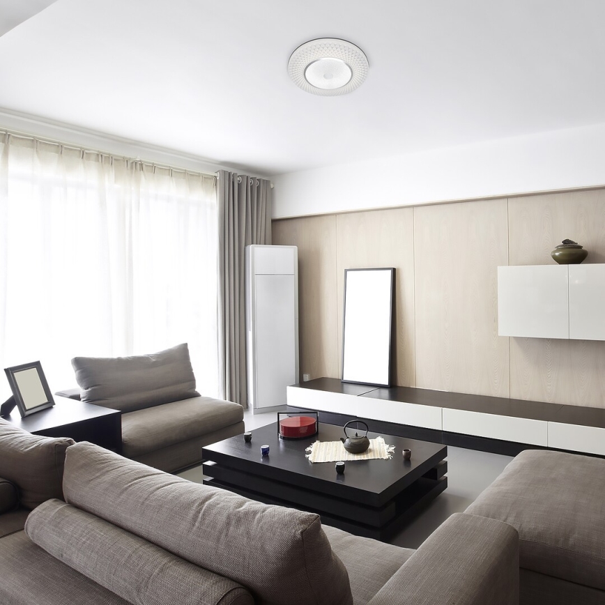 Rabalux - LED dimmējams griestu gaismeklis LED/72W/230V 3000-6500K + tālvadības pults Ø 48 cm