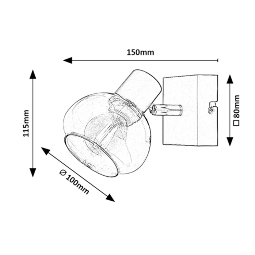Rabalux - Sienas lampa 1xE14/40W/230V