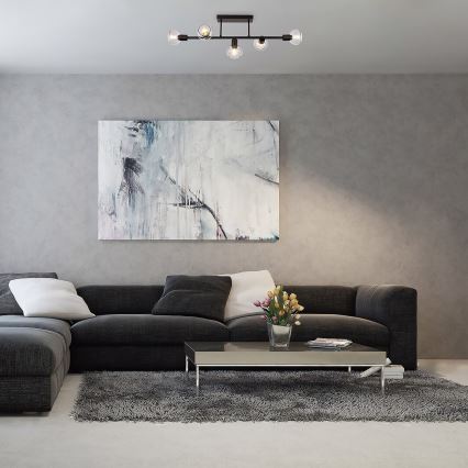 Rabalux - Lustra ar stieni 5xE14/40W/230V