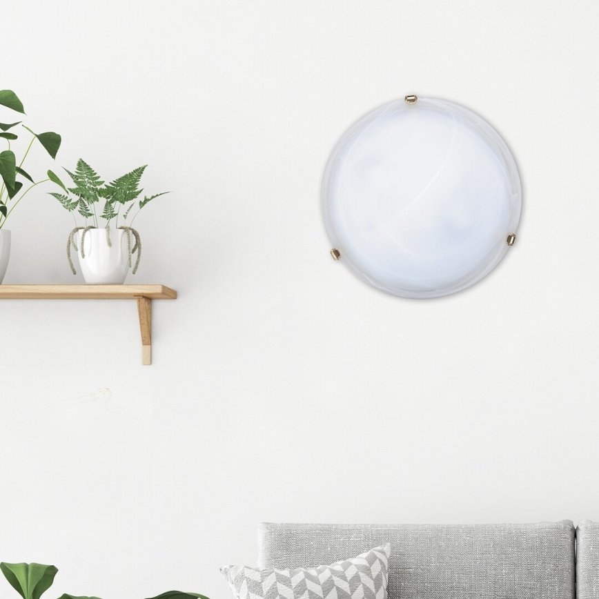 Rabalux - Griestu lampa 2xE27/60W/230V no alabastra stikla