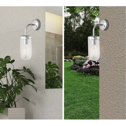 Rabalux - Vannas istabas sienas lampa 1xE27/60W/230V IP44 melna