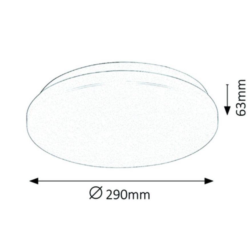 Rabalux - LED griestu lampa, 20 W, 230 V, Ø 29 cm