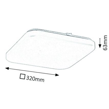 Rabalux - LED griestu gaismeklis LED/32W/230V