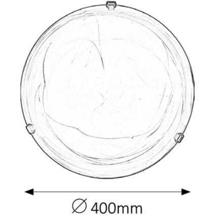 Rabalux - griestu gaismeklis 2xE27/60W/230V ar alabastera stiklu